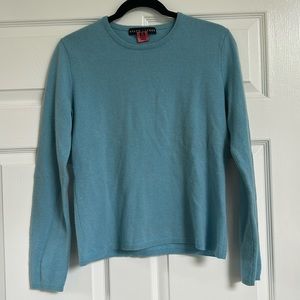Ralph Lauren Blue 100% Cashemere Sweater size large